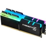 G.Skill Trident Z RGB 16 Go DDR4-3200 (2x 8 Go) mémoire vive Noir, F4-3200C16D-16GTZR, XMP 2.0