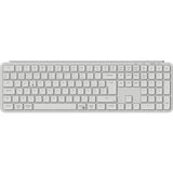 Keychron B6 Pro-K8Z Ultra-Slim, clavier Blanc, Layout BE, Mécanique des ciseaux, Bluetooth, 2.4GHz