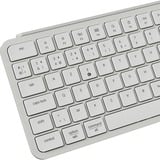 Keychron B6 Pro-K8Z Ultra-Slim, clavier Blanc, Layout BE, Mécanique des ciseaux, Bluetooth, 2.4GHz