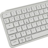 Keychron B6 Pro-K8Z Ultra-Slim clavier Blanc, Layout BE (AZERTY), Mécanique des ciseaux, 100%, Bluetooth, 2.4GHz