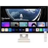 LG SmartView 27SR50F-W 27" Moniteur  Blanc, 2x HDMI, 2x USB-A, Wi-Fi 5, BT