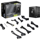 MSI MAG A750GL PCIE5 II alimentation modulaire 750 watt Noir, 1x 12V-2x6, 3x PCIe