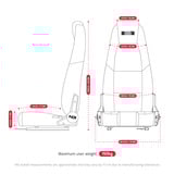 Next Level Racing NLR Flight Simulator Microsoft Seat, Siège de course Noir