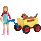 Schleich Farm Life Puppy Wagon Ride, Figurine 3 an(s), Farm World, Multicolore