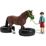 Schleich Farm World - Course d'agilité pour poneys, Figurine 42482