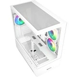 Sharkoon MK6 RGB boîtier mini tower Blanc | 2x USB-A | 1x USB-C | RGB | Window