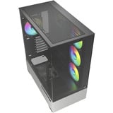 Sharkoon  boîtier midi tower Noir | 2x USB-A | 1x USB-C | RGB | Verre Trempé
