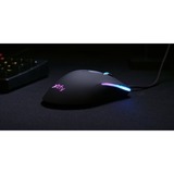 Xtrfy M1 RGB, Souris gaming Noir, LED RGB
