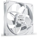 be quiet! Pure Wings 3 PWM ventilateur de boîtier Blanc, 140 x 140 x 25 mm, Ventilateur, 14 cm, 1200 tr/min, 97,5 m³/h, Blanc