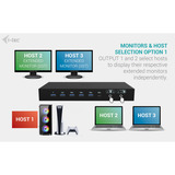 i-tec i-tec USB-C HDMI KVM Docking, Station d'accueil Noir