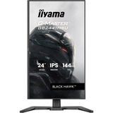 iiyama G-Master Black Hawk GB2441HSU-B1 23.8" Moniteur gaming Noir, 1x DisplayPort, 1x HDMI, 2x USB-A, 144 Hz
