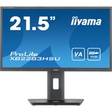 iiyama ProLite XB2283HSU-B1 21.5" Moniteur Noir, 1x HDMI, 1x DisplayPort, 2x USB-A 2.0