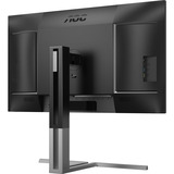 AOC U27U3CV 27" 4K UHD Moniteur  Noir/Argent, HDMI, DisplayPort, hub USB, LAN, audio
