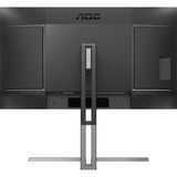 AOC U27U3CV 27" 4K Ultra HD Moniteur Noir/argent, 1x DisplayPort, 2x HDMI, 2x USB-C, 4x USB-A, 1x RJ-45