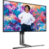 AOC  27" 4K UHD Moniteur  Noir/Argent