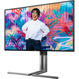 AOC  27" 4K UHD Moniteur  Noir/Argent