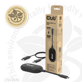 Club 3D CLUB3D Wireless USB-C® to HDMI?, Adaptateur Noir