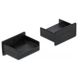 DeLOCK Housse de protection pour USB Type-A (femelle), Capuchon protecteur Noir, 10 pièces
