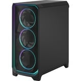 Fractal Design Meshify 3 RGB TG Light Tint boîtier midi tower Noir | 2x USB-A | 1x USB-C | RGB | Verre Trempé