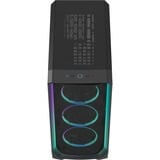 Fractal Design Meshify 3 RGB TG Light Tint boîtier midi tower Noir | 2x USB-A | 1x USB-C | RGB | Verre Trempé