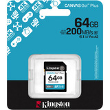 Kingston Canvas Go! Plus SDXC 64 Go, Carte mémoire Noir, Classe 10, UHS-I U3, V30