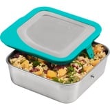 Klean Kanteen Food Box, Lunch-Box Argent/Bleu, 650 ml