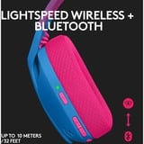 Logitech G435 LIGHTSPEED, Casque gaming Bleu, Bluetooth, Pc, PlayStation 4, PlayStation 5