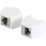  RJ45 Coupleur à fusible magnétique CAT6, Raccord Blanc