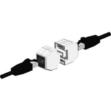  RJ45 Coupleur à fusible magnétique CAT6, Raccord Blanc