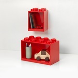 Room Copenhagen Ensemble d'étagères en briques LEGO, 4 + 8 tenons Rouge