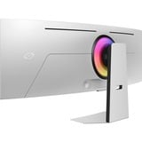 Samsung Odyssey OLED G9 G95SC 49" Moniteur UltraWide gaming incurvé Argent, 1x DisplayPort, 1x HDMI, 1x Micro HDMI, 3x USB-A, 240 Hz, Wi-Fi, BT