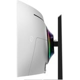 Samsung Odyssey OLED G9 G95SC 49" Moniteur UltraWide gaming incurvé Argent, 1x DisplayPort, 1x HDMI, 1x Micro HDMI, 3x USB-A, 240 Hz, Wi-Fi, BT