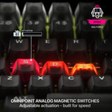 SteelSeries Apex Pro TKL Gen 3 (Cyber) RGB clavier gaming mécanique Néon jaune, Layout US (QWERTY), SteelSeries OmniPoint 3.0, 80% (TKL)