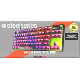 SteelSeries RGB clavier gaming mécanique Néon jaune, Layout US (QWERTY), SteelSeries OmniPoint 3.0, 80% (TKL)