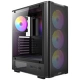 Antec VX310 ARGB boîtier midi tower Noir | 3x USB-A | Window