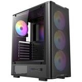 Antec VX310 ARGB boîtier midi tower Noir | 3x USB-A | Window