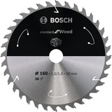 Bosch 2 608 837 677 lame de scie circulaire 16 cm 1 pièce(s) Bois dur, Bois tendre, 16 cm, 2 cm, 1 mm, 9500 tr/min, 1,5 mm