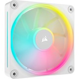 Corsair iCUE LINK LX120 RGB, Ventilateur de boîtier Blanc, 3 pièces, connecteur de ventilateur PWM à 4 broches