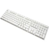 Ducky One 3 Classic White, clavier gaming Blanc/Argent, Layout BE, Red Cherry MX RGB, LED RGB, ABS