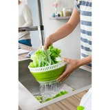 Emsa Basic essoreuse a salade Vert Bouton, Bol Vert/transparent, Bouton, Vert, Polypropylène (PP), Élastomère thermoplastique (TPE), 4 L, Rond, 285 mm