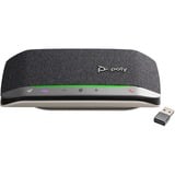 HP Poly Sync 20+ USB-A - Teams Certified mains libres  Argent