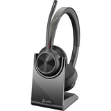 HP Poly Voyager 4320 USB-A - Teams Certified casque on-ear Noir, Support de charge inclus