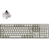 Keychron C2 Pro 8K-H3Z RGB clavier Beige, Layout BE (AZERTY), Keychron Super Brown, 100%, Hot-swappable
