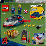 LEGO Marvel - Captain America contre Thanos, Jouets de construction 76319