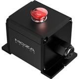MOZA E-Stop Switch, Interrupteur Noir/Rouge, PC, Bouton, Noir, Aluminium