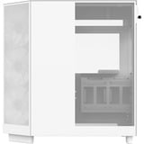 NZXT H6 Flow RGo boîtier midi tower Blanc | 2x USB-A | 1x USB-C | RGB | Verre Trempé
