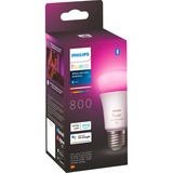 Philips HUE Lampe standard- lumière blanche et colorée - 1-pack E27, Lampe à LED 2200 - 6500K, Dimmable