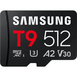 Samsung T9 microSDXC 512 Go, Carte mémoire Noir
