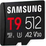 Samsung T9 microSDXC 512 Go, Carte mémoire Noir