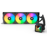 Sharkoon S100 ARGB, Watercooling Noir